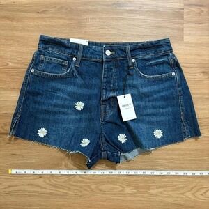 Forever 21 Premium Denim Shorts – Daisy Embroidered – Size 30